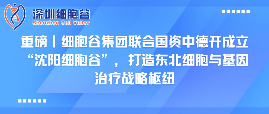 重磅｜ONE游戏官网集团联合国资中德开创建“沈阳ONE游戏官网”，打造东北细胞与基因治疗战略枢纽